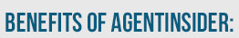 Benefits of AgentInsider